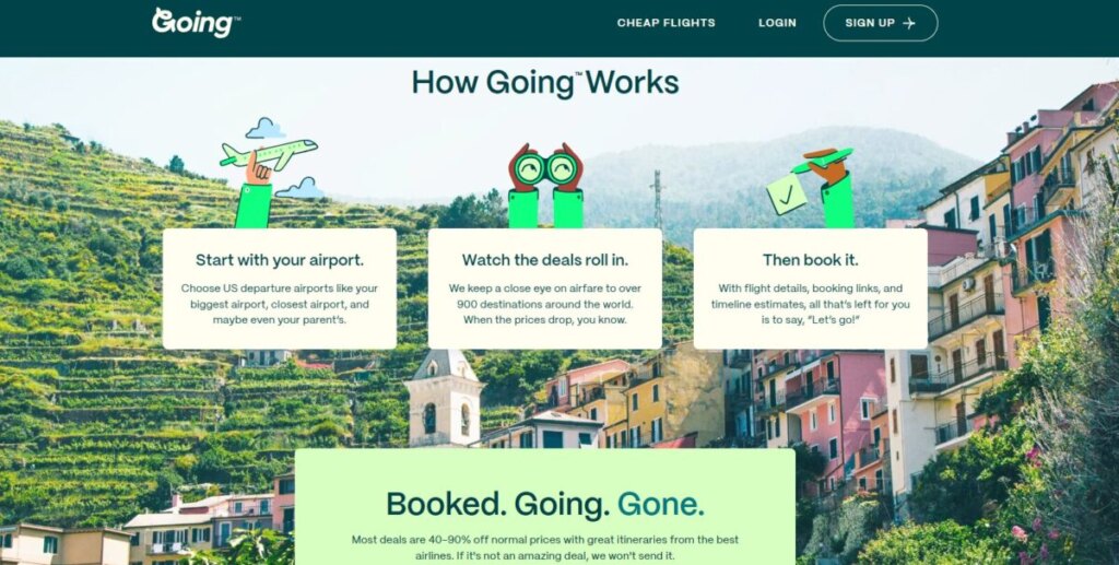 How the Going.com works