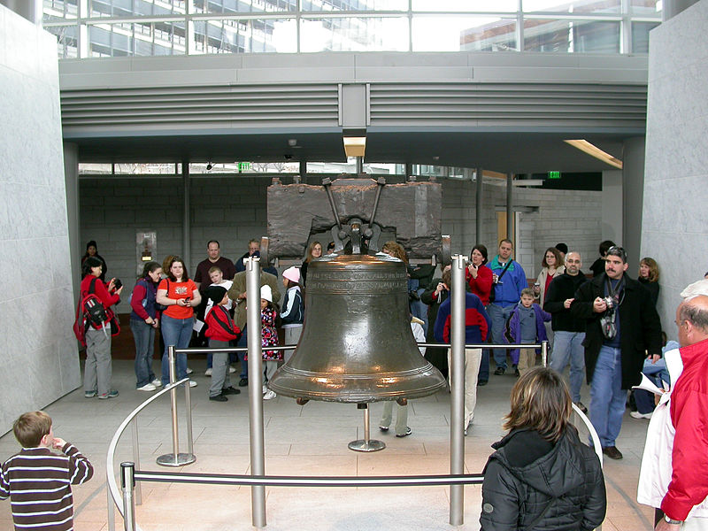 The Liberty Bell Center in Philadelphia, a symbol of American freedom, houses the iconic Liberty Bell