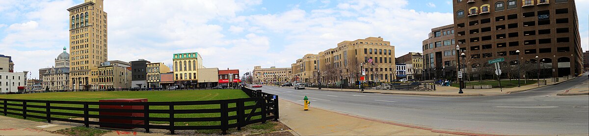 Panoramic view of downtown Lexington