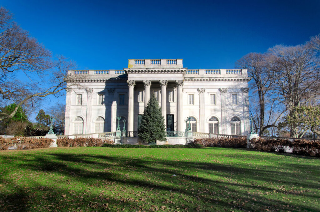 Front exterior of Marble House, Rhode Island