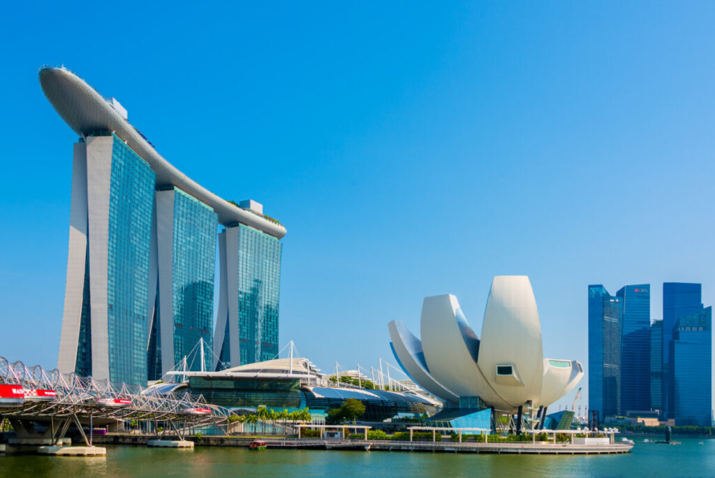 Marina Bay Sands building exterior in Singapore