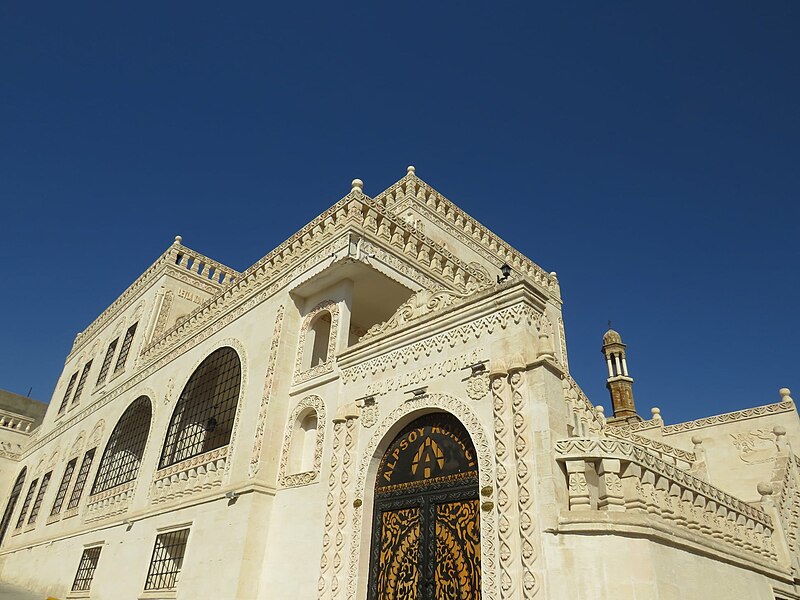Oldest Church in the World: Mor Gabriel Monastery, a historic Syriac Orthodox Christian site, nestled in the tranquil landscape, showcases ancient architecture and cultural richness.