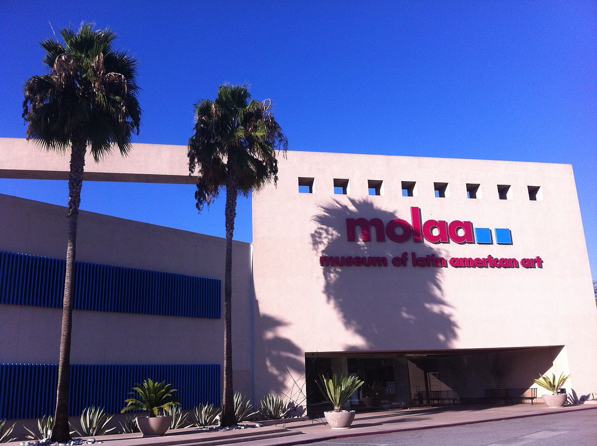 The outside of the Museum of Latin American Art, Long Beach, Ca, USA