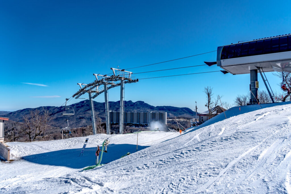 Ski Resort in North Carolina snow covered mountains