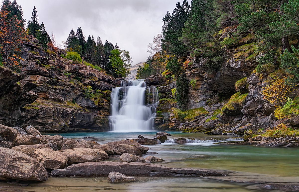 Soaso rapids, Ordesa y Monte Perdido National Park, Aragon, Spain.