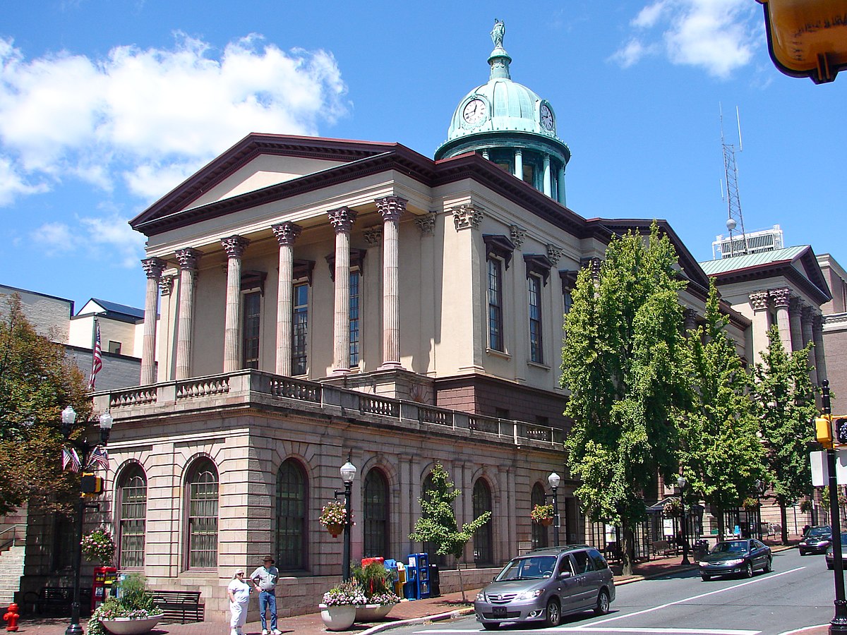 Lancaster County Courthouse, in the city of Lancaster, Pennsylvania