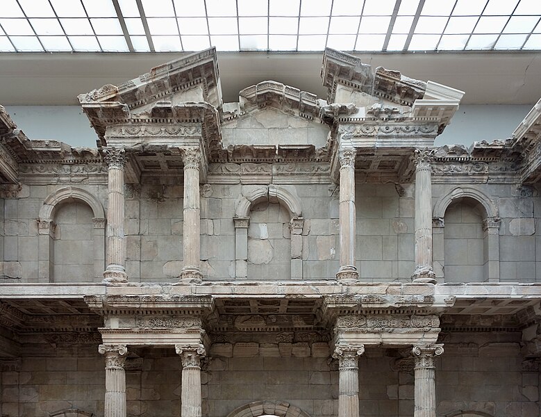 The Pergamon Museum in Berlin, Germany, an imposing neoclassical building housing ancient artifacts, including the Ishtar Gate and the Pergamon Altar.
