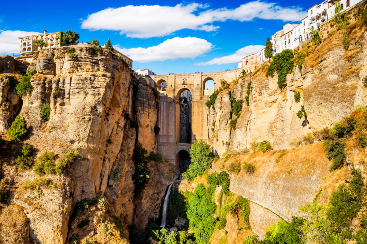 Panoramic view of the old city of Ronda