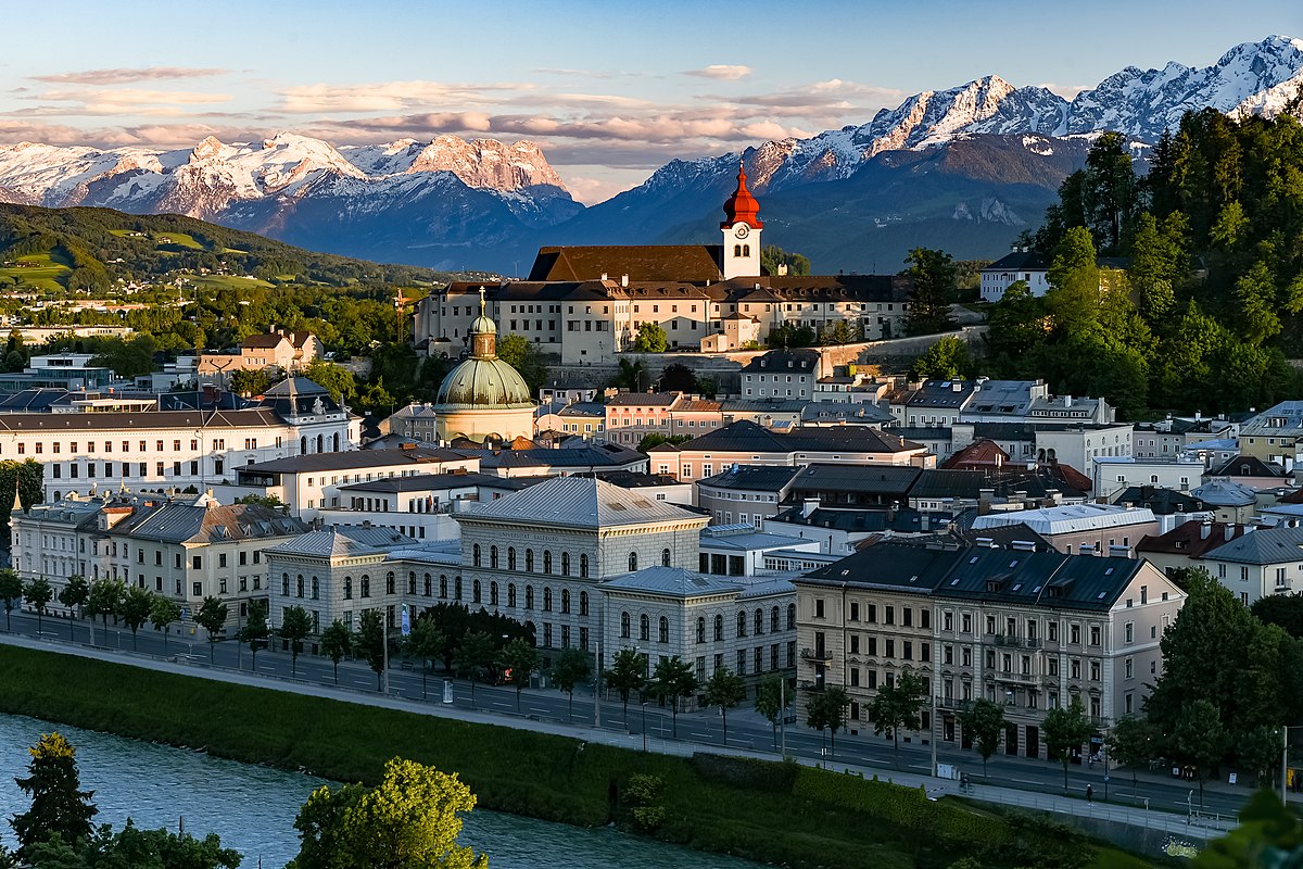 Cityscape of Salzburg, Austria