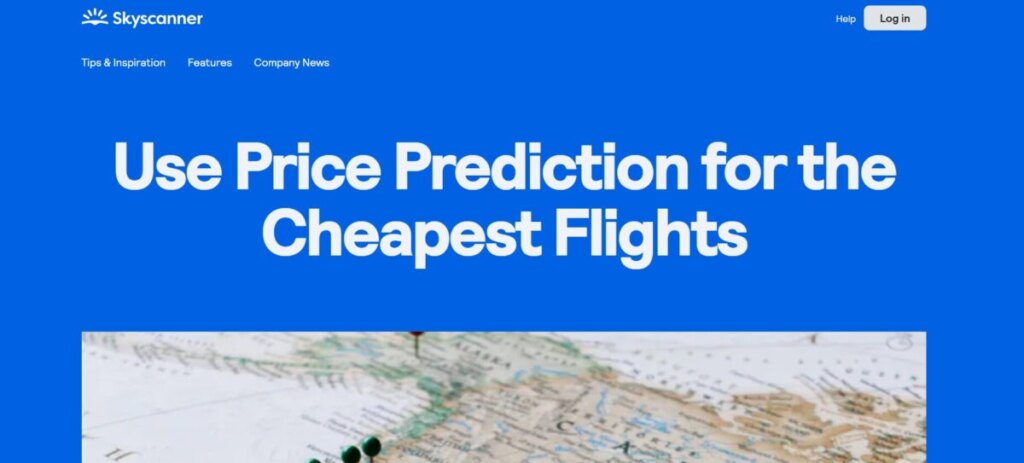 Skyscanner Price Prediction Page