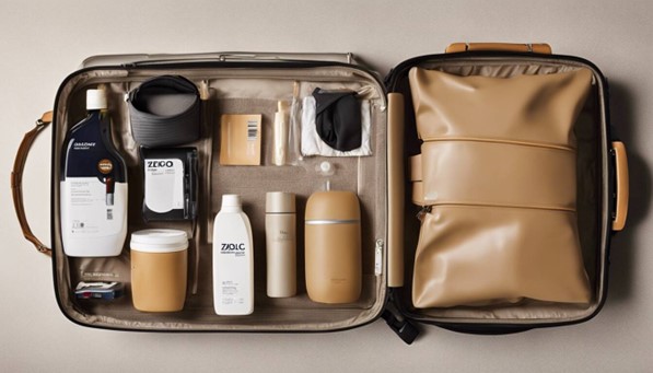 Enhance your travel experience by grasping liquid restrictions: visualize TSA-approved liquids neatly arranged in a quart-sized bag