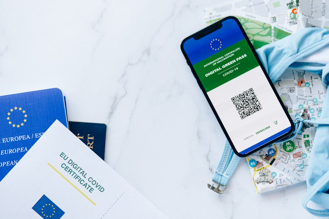 Vaccination certificate for EU traveling