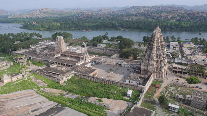 Virupaksha Temple in Hampi, India